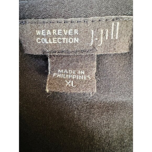 2/$30  J.Jill XL Womens Wearever Collection Sleeveless Top Black - Picture 3 of 14